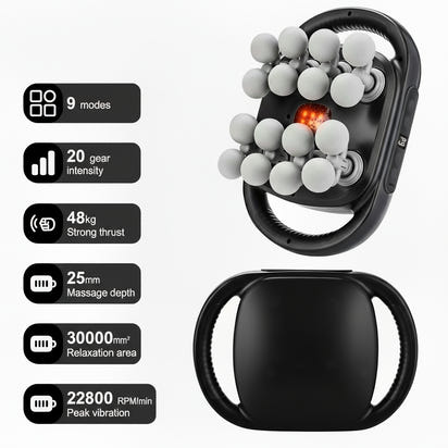 Revalio 16-Head Fascia Massage Gun