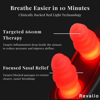 Revalio NasoGlow – Red Light Nasal Relief
