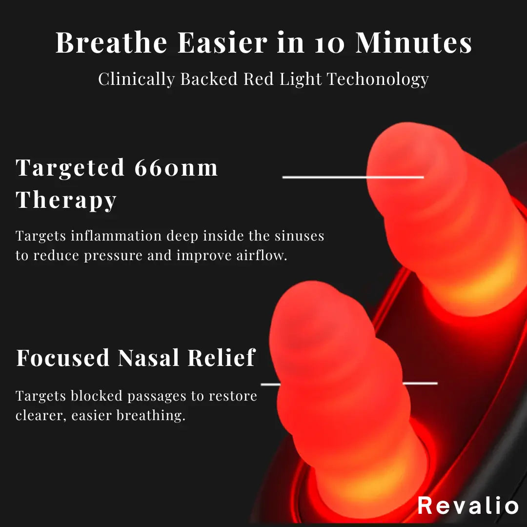Revalio NasoGlow – Red Light Nasal Relief