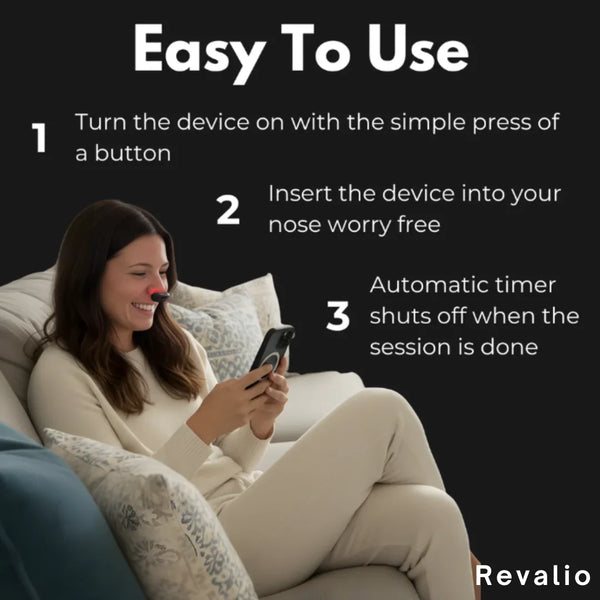 Revalio NasoGlow – Red Light Nasal Relief